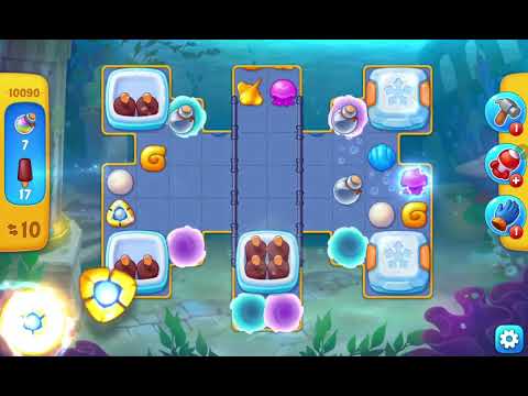 Fishdom Easy Level 10090 (with ingame lightning booster) @choraelmin