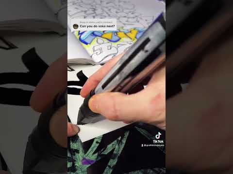 How to graffiti tag - SOKA ✍🏻 #tag