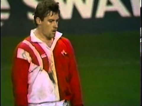 Canada at Wales, Cardif Park, 1993. Gareth Rees kicks game winner for Canada