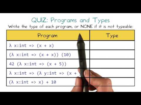 Chapter 8: Type Systems