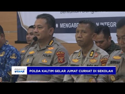 POLDA KALTIM GELAR JUMAT CURHAT DI SEKOLAH