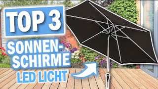 Beste SONNENSCHIRME mit BELEUCHTUNG 2025 | Top 3 Sonnenschirme mit LED Licht
