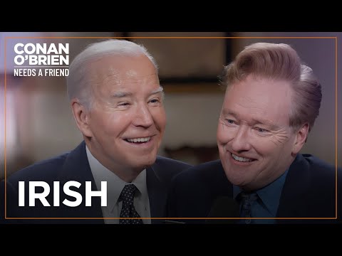 President Joe Biden & Conan Reflect On Their Irish-American Heritage | Conan O'Brien Needs A Friend