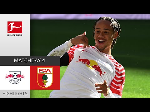 Resumen de RB Leipzig vs FC Augsburg Matchday 4