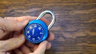 How to Open a Combination Dial Lock
