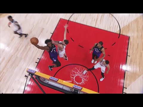 OG Anunoby swipes it away from Kyrie Irving and finishes with the slam on the other end!