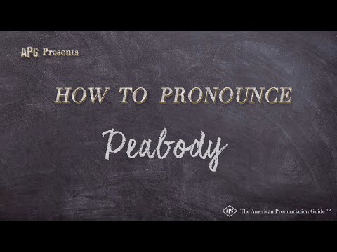 How to Pronounce Peabody (Real Life Examples!)