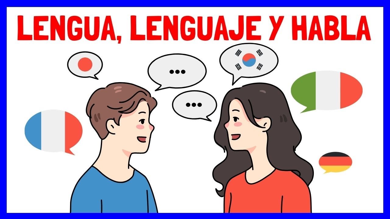LENGUA, LENGUAJE Y HABLA - Diferencias, ejemplos y elementos