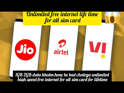 How to get unlimited free internet after daily data pack over 100% real trick for all sim 😱😱😱