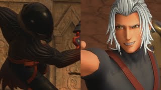 Kingdom Hearts III-Boss Battle: Sora & Aqua & Ventus vs Terranort & Vanitas (proud mode/Lv1)