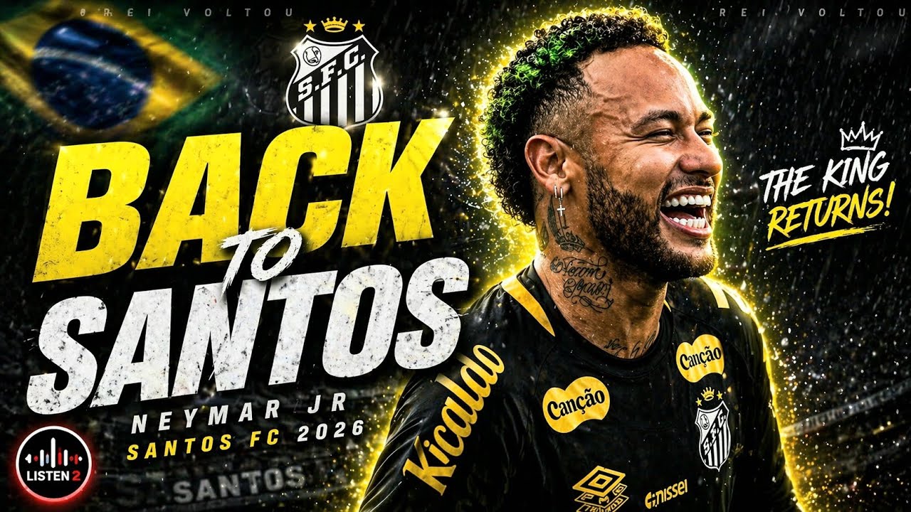 NEYMAR JR IS BACK HOME! 🇧🇷 | Santos 2026 The King's Return (4K HDR)