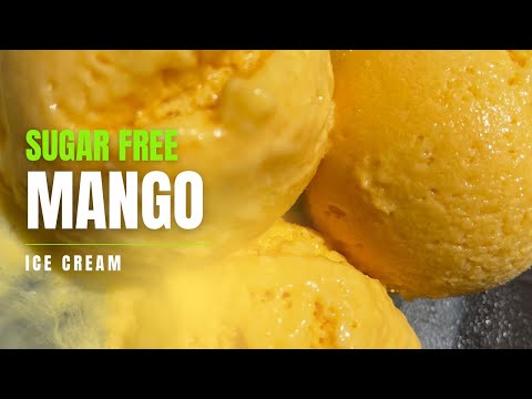 Mango Ice Cream Without Sugar | Sugar Free Ice Cream |@The Mix Channel