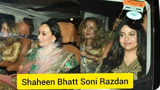 Shaheen Bhatt With Soni Razdan Leaving After Alia Bhatt Ranbir Kapoor Wedding ❤️❤️