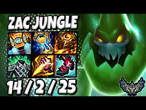 Zac Jungle vs Master Yi [ OTP ] Lol Korea Challenger Patch 25.24 ✅