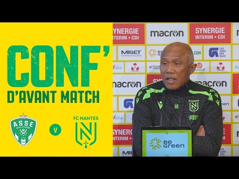 #J18 : Antoine Kombouaré avant AS St-Étienne - FC Nantes