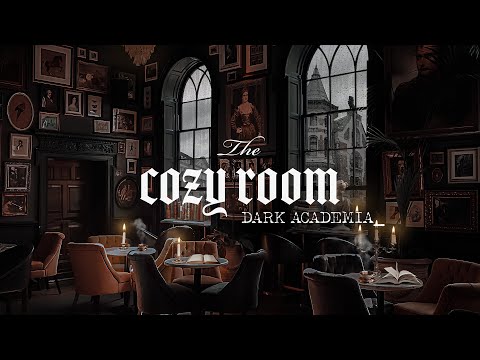 ASMR Rain Dark Academia Library Ambience 🕯 Study - Reading w/ Rain & Soft  Classical Music  l TCR