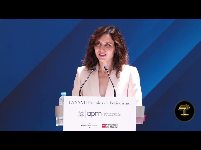 Isabel Díaz Ayuso sobre los medios de comunicación