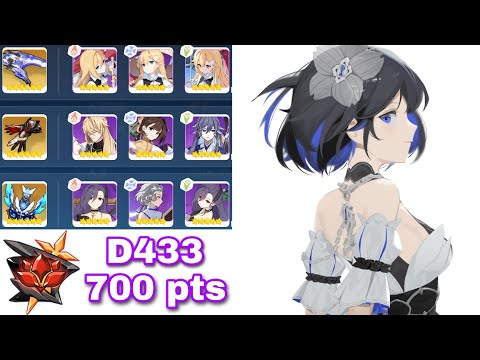 [Honkai Impact 3] Ex-Abyss RL (D433) - Opaque Shadow (Bleed) 700 pts - SN(SS2) HS(S0) SI Dudu 3*