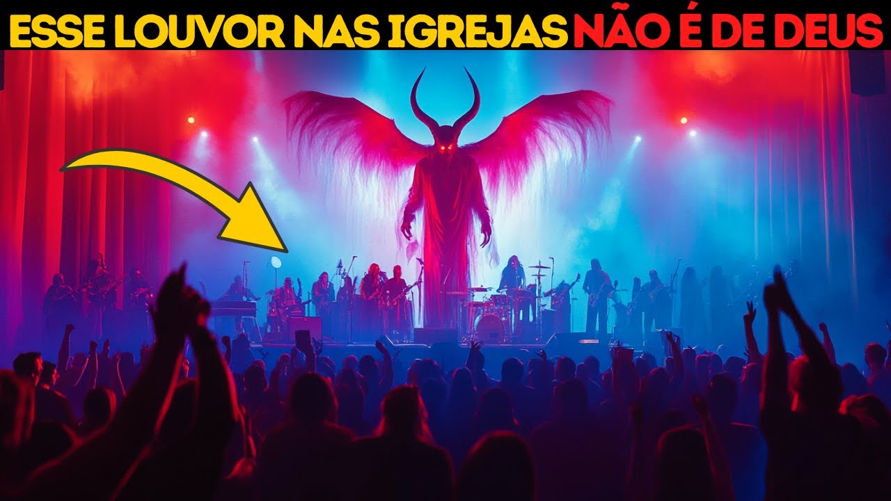 A FALSA ADORAÇÃO NA IGREJA! Como SATANÁS USA A MÚSICA E LUZES Para ENGANAR a FÉ!