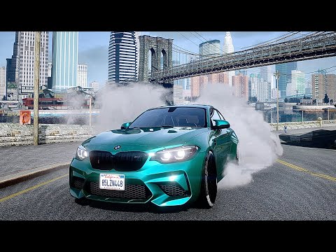 GTA 6 Concept Graphics - BEST BMW Drift - Free Roam Gameplay GTA 5 RAY-TRACING MOD