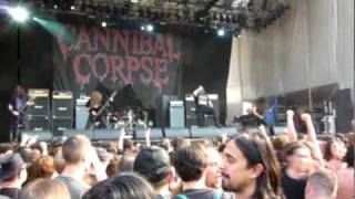 Cannibal Corpse - Evidence in the furnace - Live @ Gods of Metal 2010