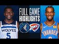 TIMBERWOLVES at THUNDER | FULL GAME HIGHLIGHTS | December 26, 2023