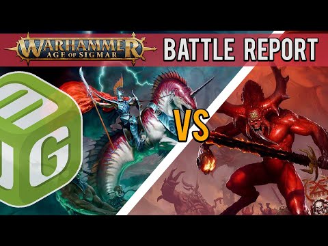 Blades of Khorne vs Idoneth Deepkin Age of Sigmar 3rd Edition Battle Report Ep 199