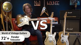 Video thumbnail for 1970s Fender Telecaster Comparision - "The World of Vintage Guitars" by No.1 Guitar Center