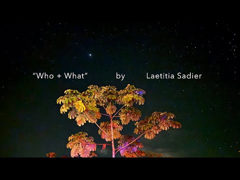 Laetitia Sadier " Who + What" (Official Music Video)