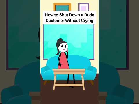 How to Shut Down a Rude Customer Without Crying #gplus #animation