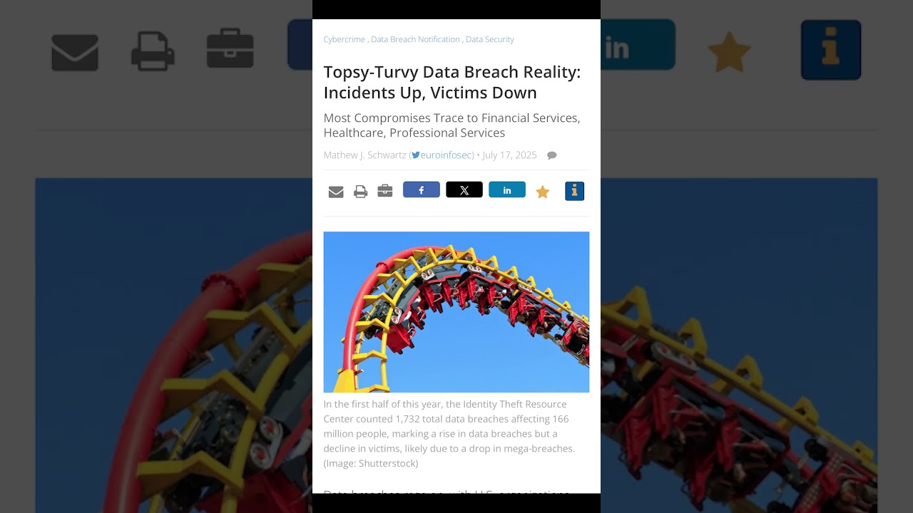 2025 Data Breach Surge: ITRC Reports 1,732 Compromises Already!