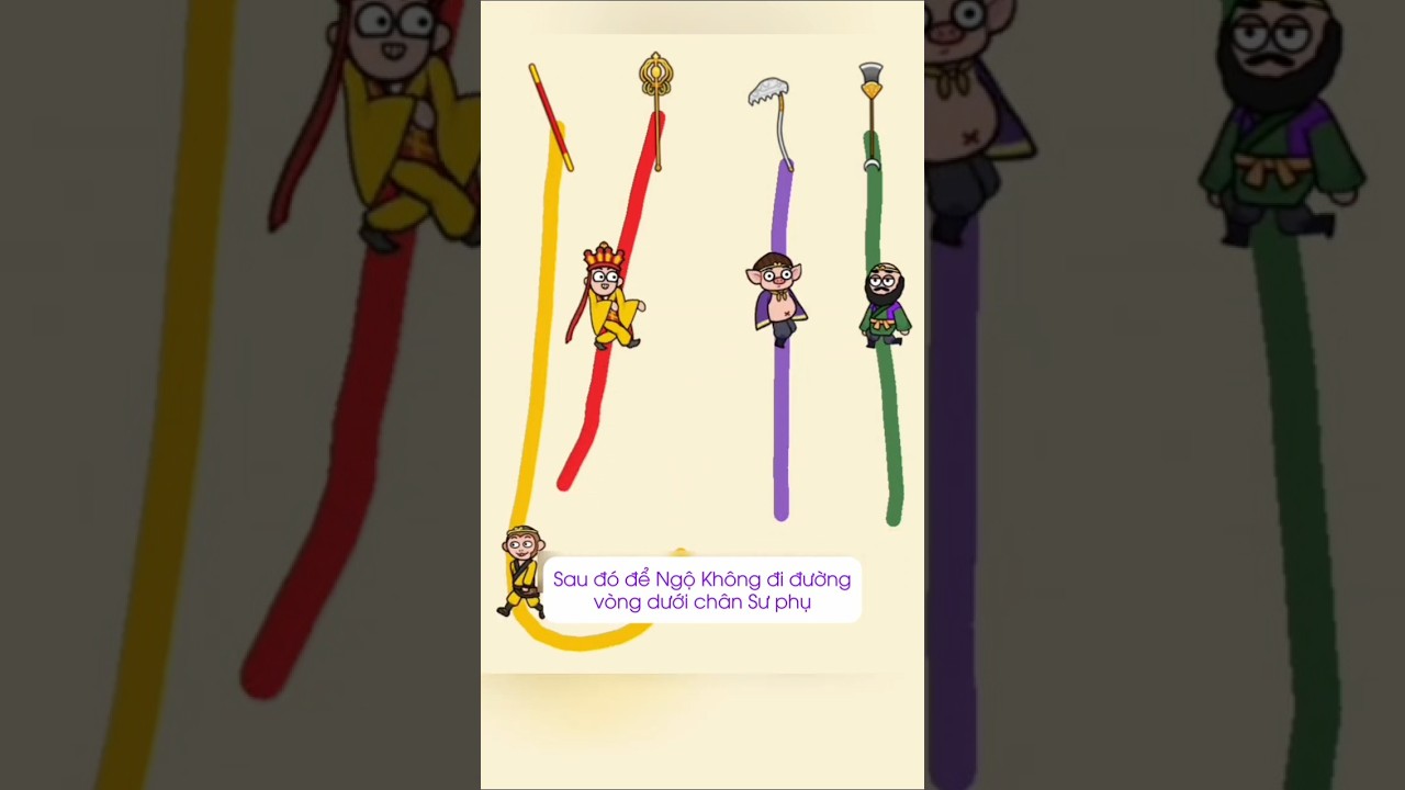 Vẽ đường giúp thầy trò Đường Tăng lấy vũ khí