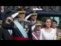 SPAIN:NEW KING AND HIS FAMILY ARRIVE AT PARLIAMENT