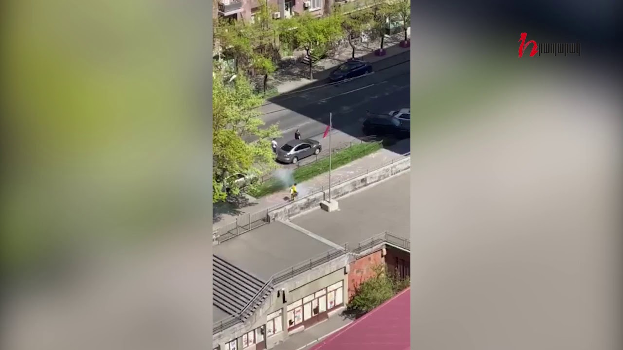 Կենտրոնում ախտահանում են դպրոցի հարակից տարածքը