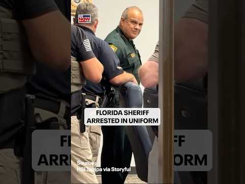 Video | Now-suspended Osceola County, FL Sheriff Marco Lopez arrested &amp; taken into handcuffs in uniform