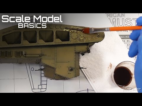 FineScale Modeler: How to mix and apply washes to scale models