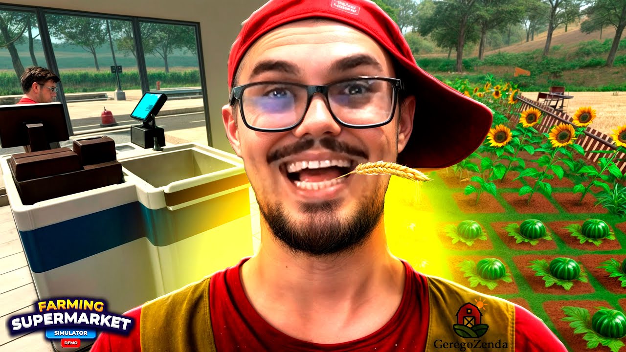 FAZENDA + MERCADO - NOVO SIMULADOR É BOM? - FARMING & SUPERMARKET SIMULATOR