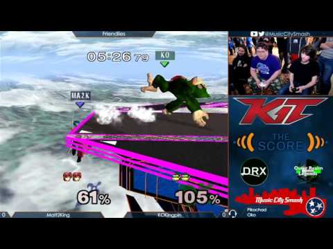 KIT2016 - KOKingpin (Donkey Kong, Ganon) vs Matt2King (Marth) - Melee Pools