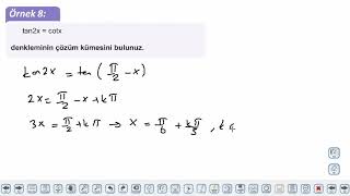 Eğitim Vadisi AYT Geometri 8.Föy Trigonometri Konu Anlatım Videoları