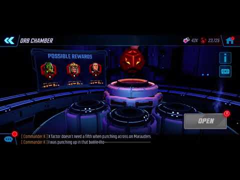 Opening 41 red star orbs 15% for T’challa Star-Lord. Marvels strike force