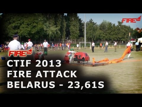 BELARUS / silver medal - fire attack 23,61s - CTIF Mulhouse 2013