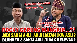 Download lagu Rocky Gerung Mangkir Jadi Saksi Ahli, Akui Ijazah Jokowi Asli? mp3