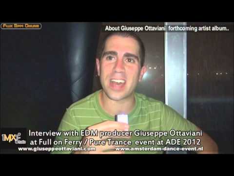 Interview with the EDM producer Giuseppe Ottaviani at Pure Trance event at  ADE 2012