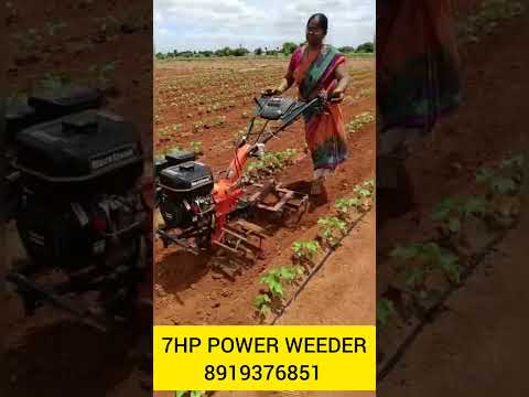 power weeder 7 hp with attachments