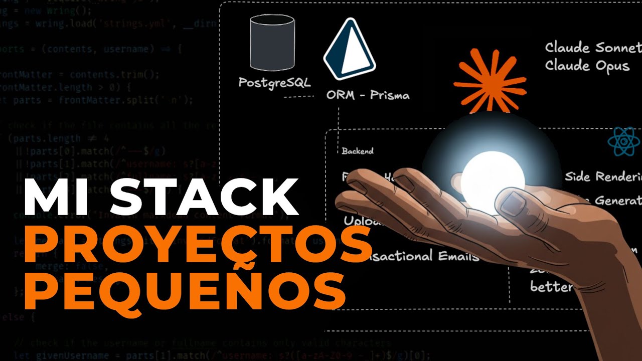 Stack para proyectos pequeños que funciona en días