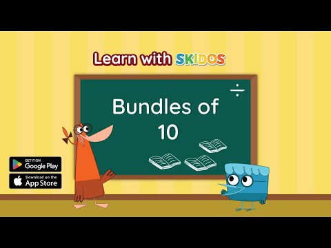 🎈Bundling Up Fun: Counting by Tens ✏️| Kids Learning Tutorial 🤗| SKIDOS