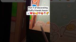 Fluffy friends house part 1 #pr