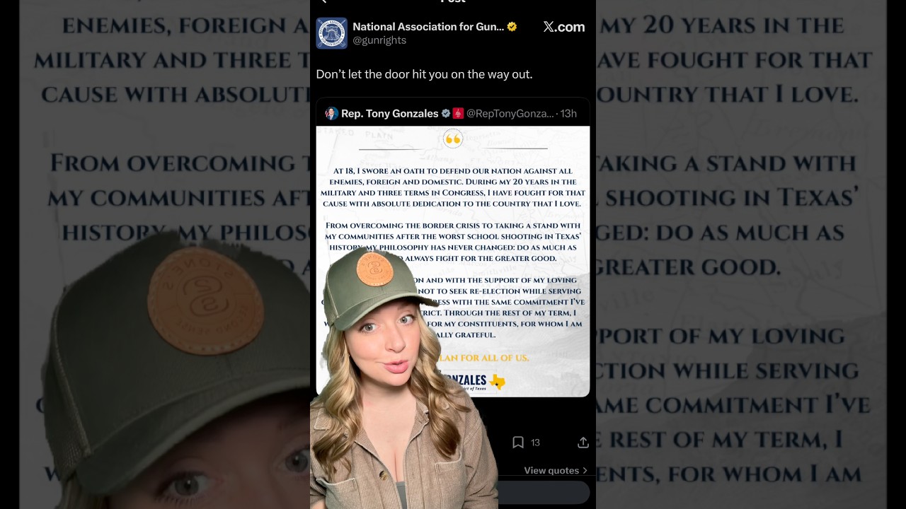 Gonzales Drops OUT! A Huge WIN For The 2A!!! #shortsfeed #2ndamendment #shortsvideo #shorts