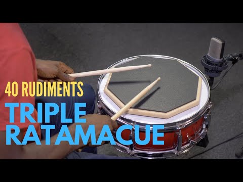 How to Play Triple Ratamacue - Drum Rudiment Lesson