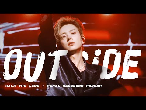 251024/26 ENHYPEN WORLD TOUR ’WALK THE LINE‘ : FINAL Outside ENHYPEN HEESEUNG 직캠 FANCAM 4K FOCUS